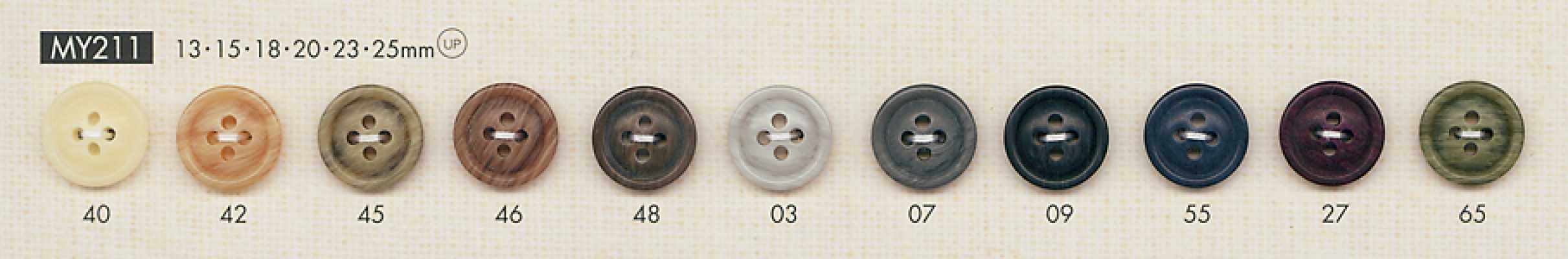 MY211 Cúc Polyester 4 Lỗ Thanh Lịch