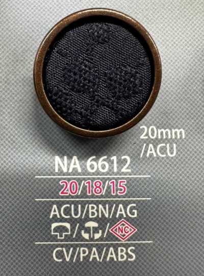 NA6612 Chân Vít Nấm Kết Hợp Cúc Bọc Vải