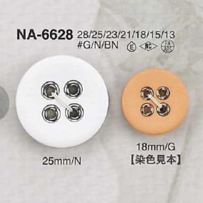 NA6628 Cúc 4 Lỗ Mặt Trước Làm Từ Nhựa Resin Nylon/nhựa Resin ABS