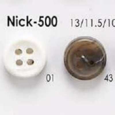 NICK500 Cúc 4 Lỗ Bằng Nhựa Resin Urê