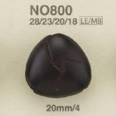 NO800 Cúc Chân Khoen Chữ Nhật Bằng Da/đồng Thau