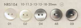 NRS104 DAIYA BUTTONS Cúc Polyester Kiểu Vỏ Trai/sò/xà Cừ