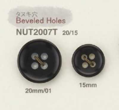 NUT2007T Cúc Hạt Chất Liệu Tự Nhiên 4 Lỗ