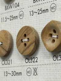 OL322 Cúc 4 Lỗ Bằng Gỗ Chất Liệu Tự Nhiên DAIYA BUTTON Ảnh phụ