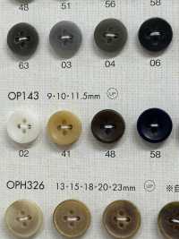 OP143 Cúc Polyester 4 Lỗ Màu Sắc Bình Tĩnh đơn Giản DAIYA BUTTON Ảnh phụ