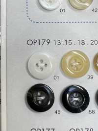 OP179 Cúc Nhựa Resin Polyester 4 Lỗ Ảnh phụ