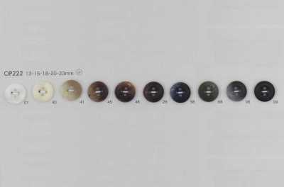 OP222 Cúc 4 Lỗ Bằng Nhựa Resin Polyester
