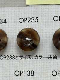 OP235 Cúc Polyester 4 Lỗ Bóng Như Lông Trâu DAIYA BUTTON Ảnh phụ