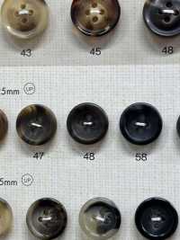 OP238 Cúc Polyester 4 Lỗ Mờ Giống Lông Trâu DAIYA BUTTON Ảnh phụ