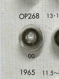 OP268 Cúc 4 Lỗ Nhựa Resin Polyester/đồng Thau DAIYA BUTTON Ảnh phụ