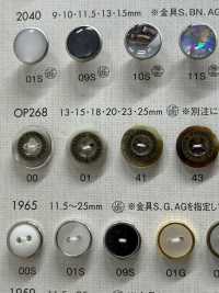 OP268 Cúc 4 Lỗ Nhựa Resin Polyester/đồng Thau DAIYA BUTTON Ảnh phụ