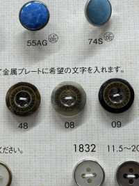 OP268 Cúc 4 Lỗ Nhựa Resin Polyester/đồng Thau DAIYA BUTTON Ảnh phụ