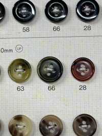OP70 Cúc Polyester 4 Lỗ Hình Vỏ Rùa Thanh Lịch DAIYA BUTTON Ảnh phụ