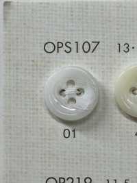 OPS107 Cúc Polyester 4 Lỗ Hình Con Trâu Sang Trọng Thanh Lịch DAIYA BUTTON Ảnh phụ