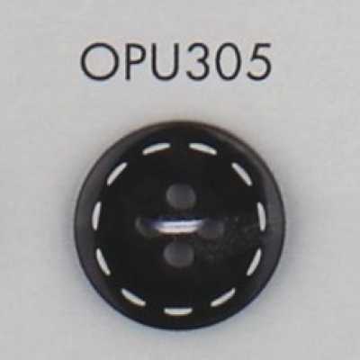 OPU305 Cúc Polyester Vân đồi Mồi 4 Lỗ Thiết Kế đường Chỉ