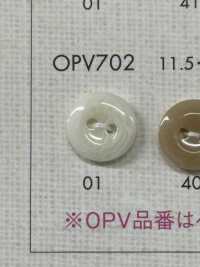 OPV702 Cúc Polyester 2 Lỗ đơn Giản Và Thanh Lịch Cho áo Sơ Mi Và áo Kiểu DAIYA BUTTON Ảnh phụ