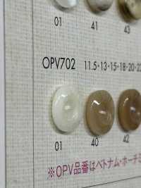 OPV702 Cúc Polyester 2 Lỗ đơn Giản Và Thanh Lịch Cho áo Sơ Mi Và áo Kiểu DAIYA BUTTON Ảnh phụ