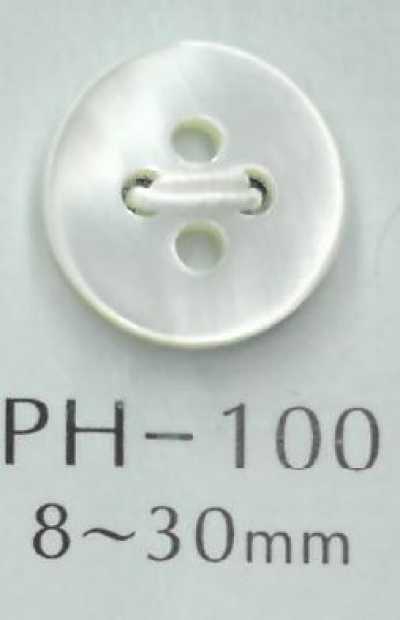 PH100 Cúc Vỏ Trai Phẳng 4 Lỗ