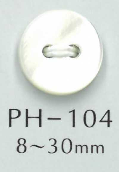PH104 Cúc Vỏ Trai Phẳng 2 Lỗ
