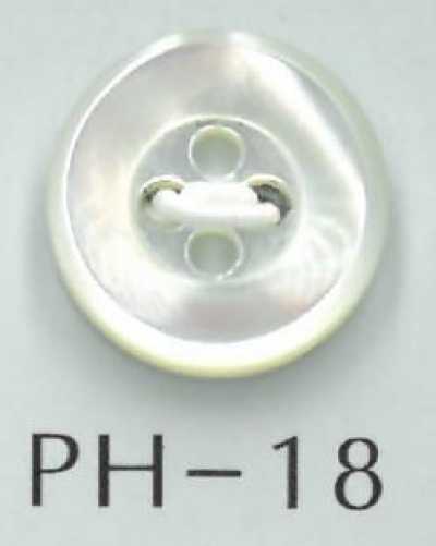 PH18 Cúc Vỏ Trai 4 Lỗ Lõm