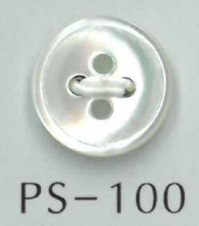 PS100 Cúc Vỏ Trai 4 Lỗ Có Viền