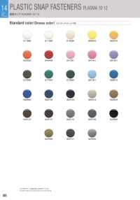 PZ-10 Móc Nhựa Resin PLASMA10 Phần Trên Cùng[Cúc Bấm 4 Thành Phần Và Mắt Cáo Eyelet] Morito(MORITO) Ảnh phụ