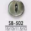 SB502 Cúc 2 Lỗ Bằng Ngọc Trai đen