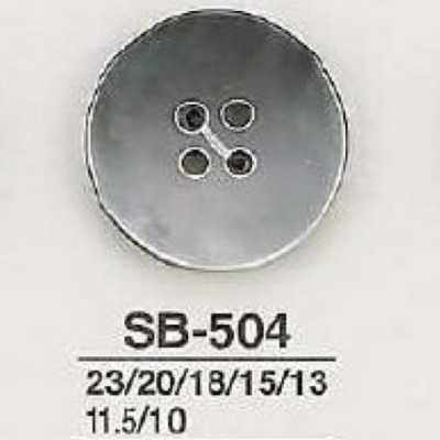 SB504 Cúc 4 Lỗ Bằng Ngọc Trai đen