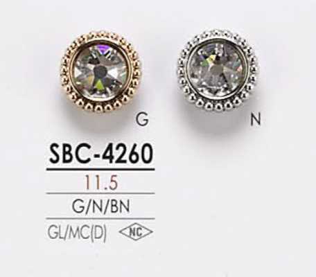 SBC4260 Cúc đá Pha Lê