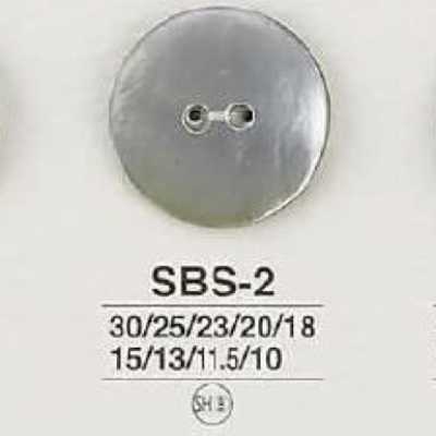SBS2 Cúc 2 Lỗ Mặt Làm Từ Ngọc Trai đen