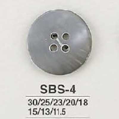 SBS4 Cúc 4 Lỗ Làm Từ Ngọc Trai đen
