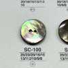 SC100 Chất Liệu Tự Nhiên Vỏ Trai/sò/xà Cừ 2 Lỗ Cúc Bóng