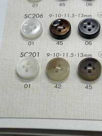 SC201 NÚT DAIYA Chống Va đập HYPER DURABLE "" Loạt Cúc Polyester Giống Trâu "" DAIYA BUTTON Ảnh phụ