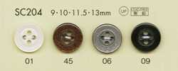 SC204 DAIYA BUTTONS Dòng HYPER DURABLE Chống Va đập "" Nút Polyester Giả Xà Cừ ""