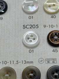 SC205 NÚT DAIYA Chống Va đập HYPER DURABLE "" Cúc Polyester Giống Vỏ Trai/sò/xà Cừ Series "" DAIYA BUTTON Ảnh phụ