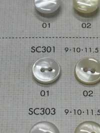 SC301 NÚT DAIYA Cúc Polyester Giống Vỏ Trai/sò/xà Cừ DAIYA BUTTON Ảnh phụ