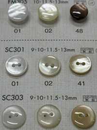 SC301 NÚT DAIYA Cúc Polyester Giống Vỏ Trai/sò/xà Cừ DAIYA BUTTON Ảnh phụ