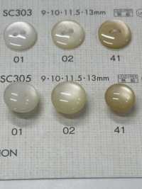 SC305 NÚT DAIYA Cúc Polyester Giống Vỏ Trai/sò/xà Cừ DAIYA BUTTON Ảnh phụ