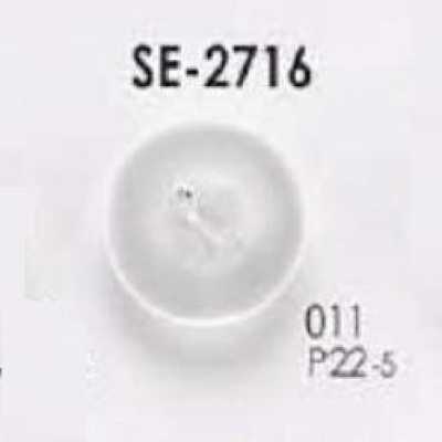 SE2716 Cúc 4 Lỗ Mặt Trước Bằng Nhựa Polyester