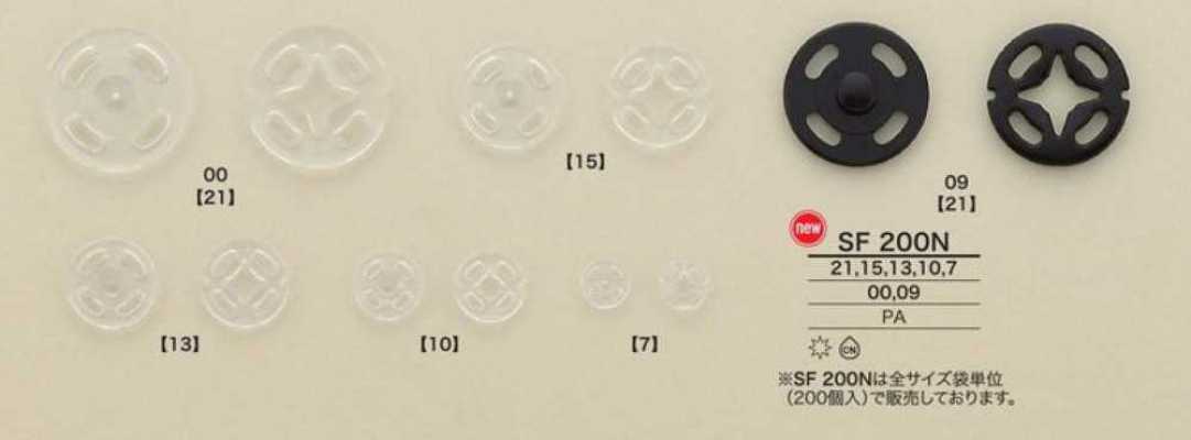 SF200N Đen Trắng Cúc Bấm Cúc