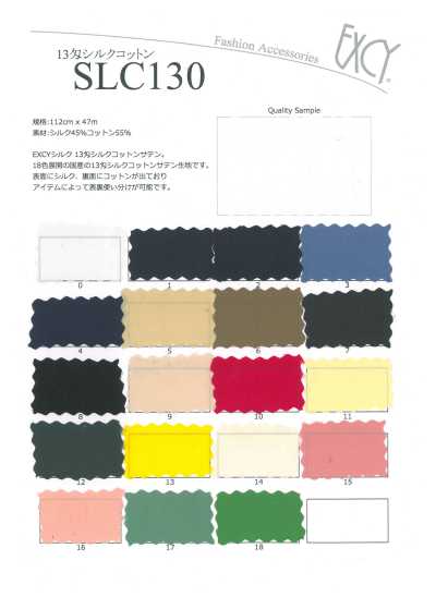 SLC130 Lụa Cotton 13 Momme