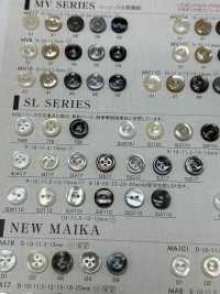 SLR17 NÚT DAIYA Cúc Polyester Giống Vỏ Trai/sò/xà Cừ DAIYA BUTTON Ảnh phụ