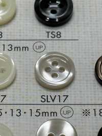 SLV17 NÚT DAIYA Cúc Polyester Giống Vỏ Trai/sò/xà Cừ DAIYA BUTTON Ảnh phụ