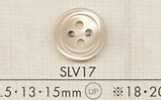 SLV17 DAIYA BUTTONS Cúc Polyester Giả Xà Cừ