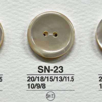 SN23 Cúc 2 Lỗ Bóng Bằng Vỏ Trai Takasegai Tự Nhiên