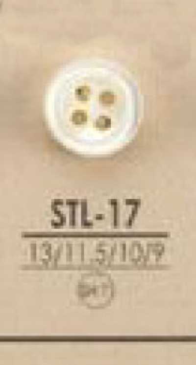 STL17 Cúc Vỏ Trai/sò/xà Cừ Dày, 4 Lỗ, Chất Liệu Tự Nhiên