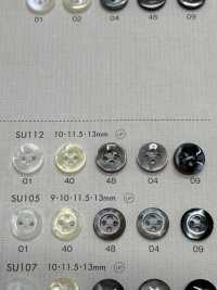 SU112 NÚT DAIYA Cúc Polyester Giống Vỏ Trai/sò/xà Cừ DAIYA BUTTON Ảnh phụ