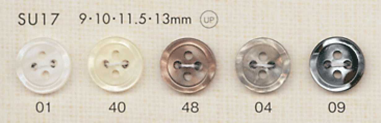 SU17 Cúc Polyester Giả Xà Cừ DAIYA BUTTONS
