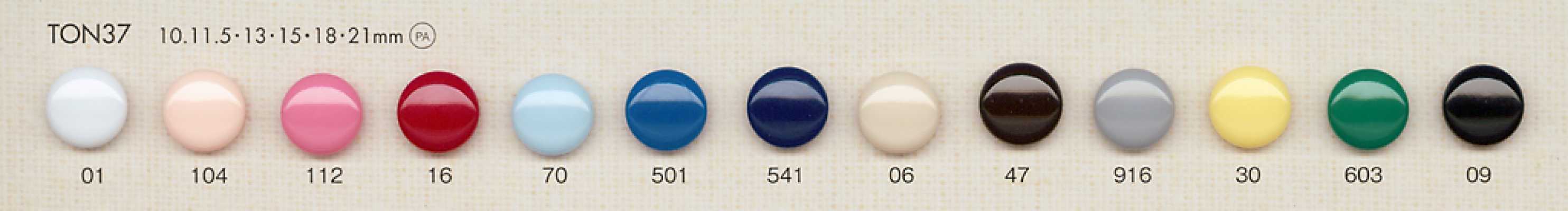TON37 Cúc Nylon đơn Giản