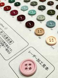 V134 Cúc 4 Lỗ Bằng Nhựa Resin Urê Có Viền DAIYA BUTTON Ảnh phụ